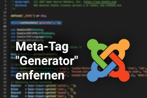 Joomla Generator-Tag entfernen